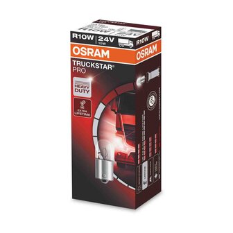 Osram R10W Gloeilamp 24V 10W BA15s Truckstar Pro 10 Stuks