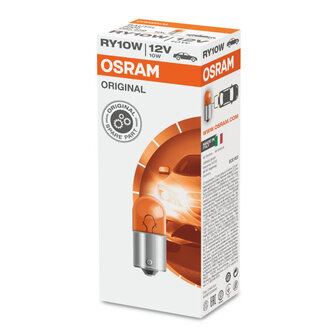 Osram RY10W 12V Gloeilamp BAU15s Original Line 10 Stuks