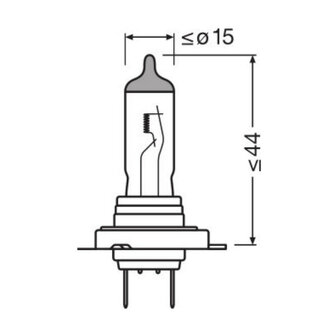 Osram H7 Halogeenlamp 12V 80W Super Bright Premium PX26d