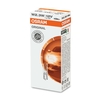 Osram W2.3W Gloeilamp 12V W2x4.6d Original Line 10 Stuks