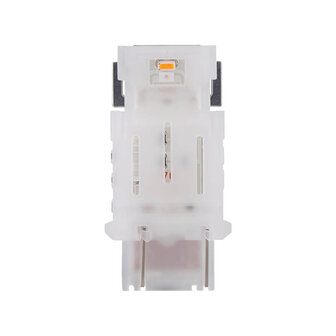 Osram P27/7W LED Retrofit Oranje 12V W2.5x16q 2 Stuks