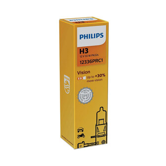 Philips H3 Halogeen lamp 12V PK22s Vision