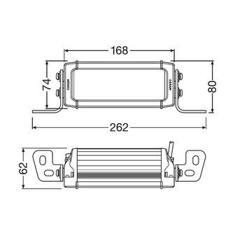 Osram LED Lightbar Verstraler VX180-SP DR 17cm