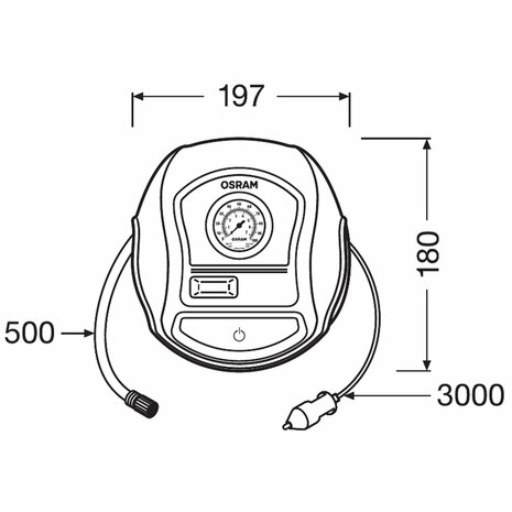 Osram TYREinflate 200 Bandenpomp