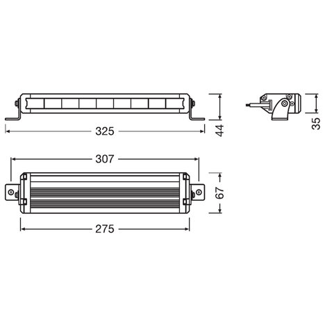 Osram LED Lightbar Verstraler VX250-SP 28cm