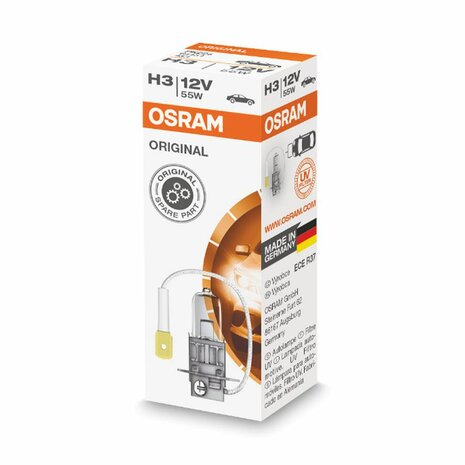 Osram H3 Halogeen Lamp 12V PK22s Original Line