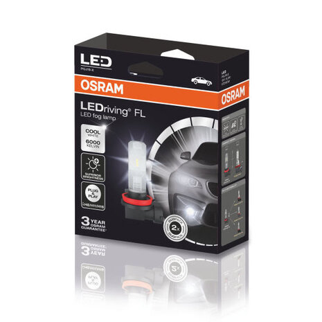 Osram H8/H11/H16 LED Mistlamp 12 volt Per Stuk