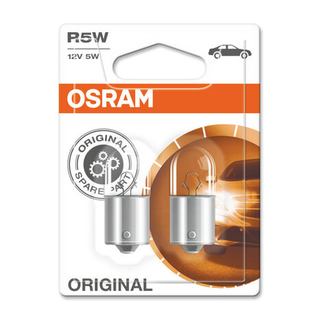 Osram R5W Gloeilamp 12V BA15s Original Line 2 Stuks