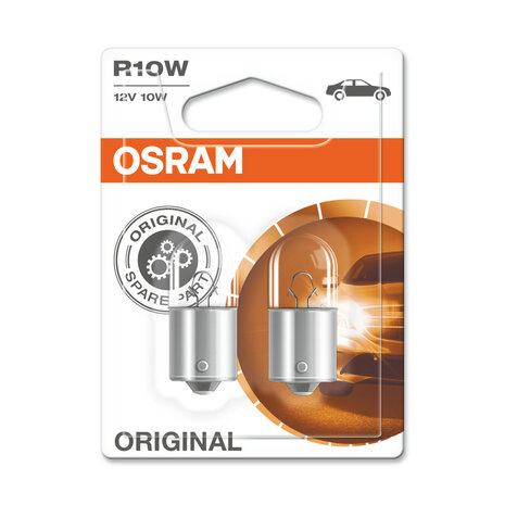 Osram R10W Gloeilamp 12V BA15s Original Line 2 Stuks