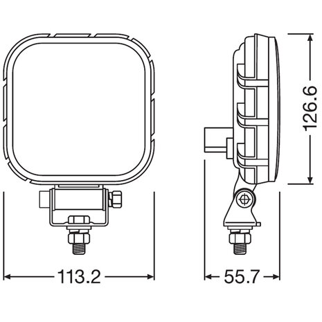 Osram LED Achteruitrijlamp Vierkant FX120S-WD